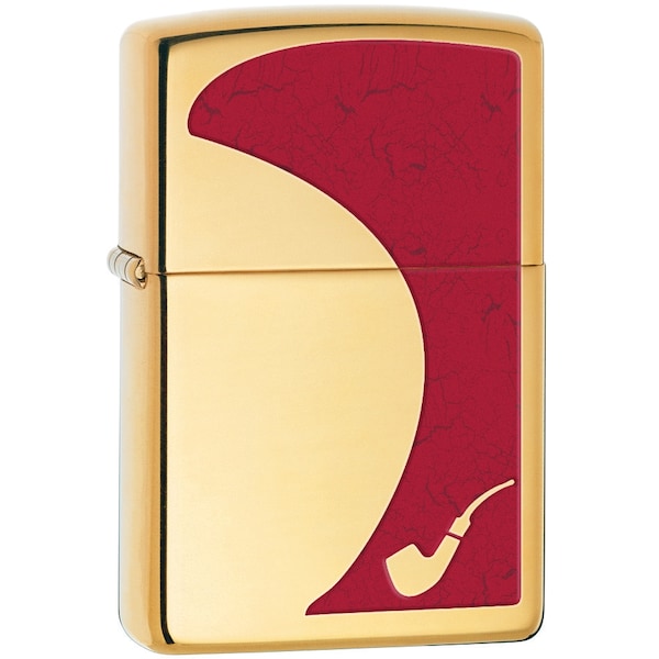 Zippo 2024 Zippo Custom Pipe High Polish Brass 28322 ZIP